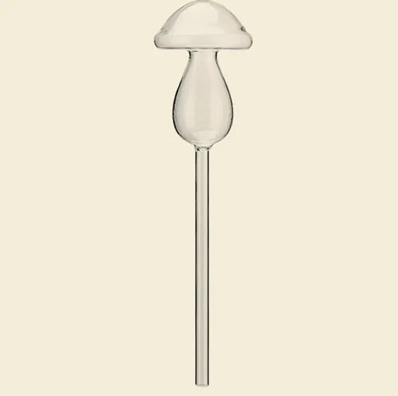 Glass watering mushroom