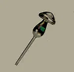 Glass watering mushroom