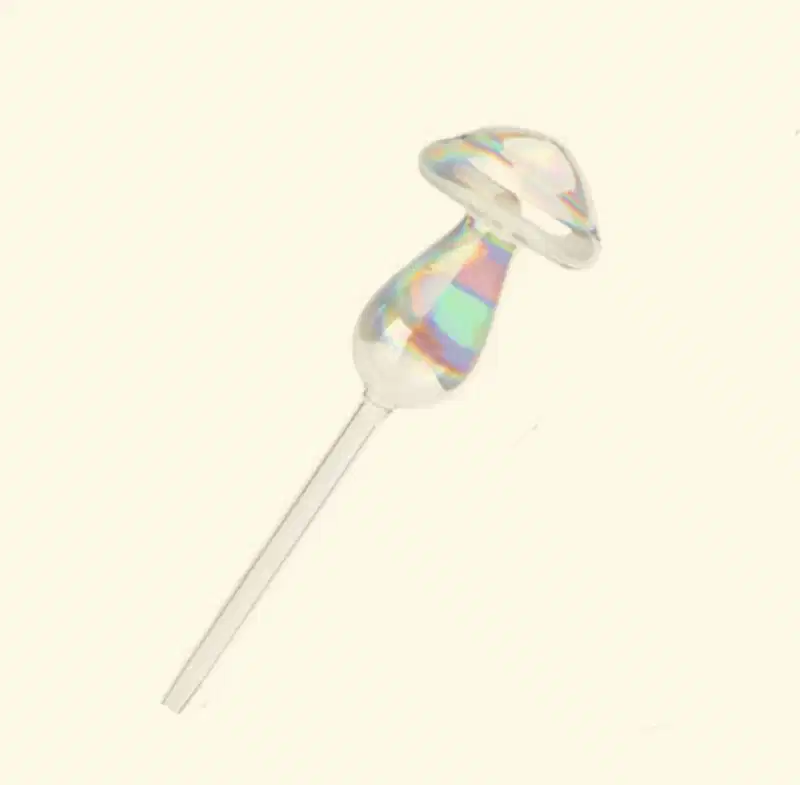 Glass watering mushroom